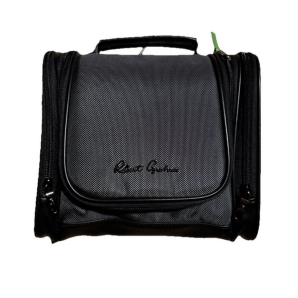 Robert Graham Hanging Toiletry Bag Gray Armagenddon